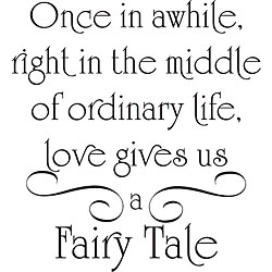 Design on Style 'Love Gives Us a Fairy Tale' Vinyl Wall Art Quote