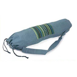 Cotton 'Atitlan Lake' Yoga Mat Bag (Guatemala)