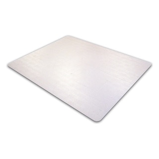 Cleartex Ultimat Rectangular Chair Mat Polycarbonate For Plush Pile Carpets (over 1/2") Size 48" x 53"