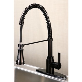 Continental Modern Oil Rubbed Bronze Spiral Pull-down Kitchen Faucet