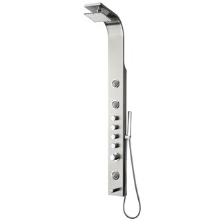 Fresca Geona Stainless Steel Thermostatic Shower Massage Panel