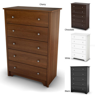 Transitional 5-drawer Chest