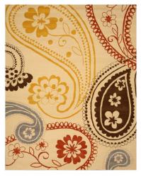 Hand-tufted 'Peter' Ivory Oriental Wool Rug (7'9 x 9'9)