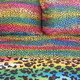 Street Revival Rainbow Leopard Full-size 7-Piece Bed in a Bag with Sheet Set - Thumbnail 1