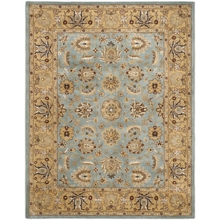 Safavieh Handmade Heritage Timeless Traditional Blue/ Gold Wool Rug (7'6 x 9'6)