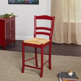 Simple Living Parker Red 24-inch Stool