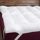 preview thumbnail 2 of 3, SwissLux Deluxe Cotton 3-inch Memory Foam and Fiber Blend Mattress Topper