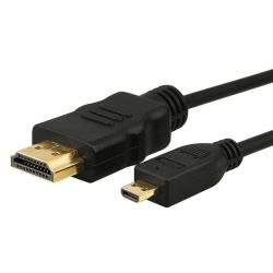 INSTEN 6-feet HDMI to HDMI Type D Micro Cable