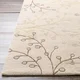 Sakura Handmade Transitional Floral Wool Area Rug - Thumbnail 2