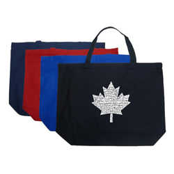 Los Angeles Pop Art 'O Canada' Large Shopping Tote