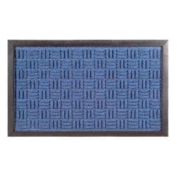 Synthetic Blue Door Mat (24 x 16)