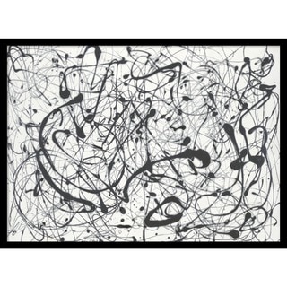 Jackson Pollock 'Number 14:Gray' Framed Art Print
