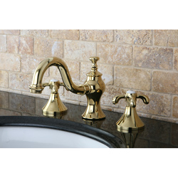 Lava Widespread Polished Brass Bathroom Faucet