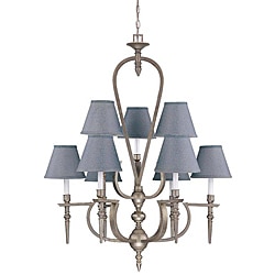 Coventry 9-light Classic Pewter Chandelier