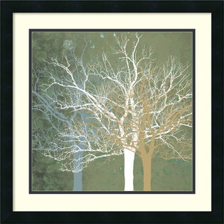 Framed Art Print 'Quiet Forest' by Erin Clark 22 x 22-inch