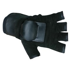 MBS Extra Large Half-finger Black Hillbilly Wrist Guard Gloves