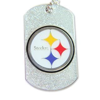Pittsburgh Steelers Dog Tag Charm Chain Necklace