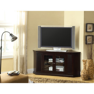 Furniture of America Lively Espresso Wood TV Console