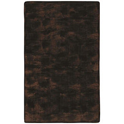 Faux Fur Brown/ Black Animal Rug (5'6 x 8'6)
