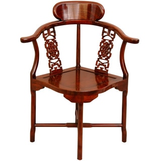 Rosewood Honey Corner Chair (China)