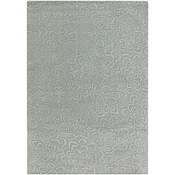 Artist's Loom Hand-tufted Transitional Floral Wool Rug (2'x3')