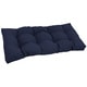 Thumbnail 1, Blazing Needles All-Weather 42-inch Solid Bench Cushion.