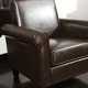 Freemont Brown Bonded Leather Club Chair by Christopher Knight Home