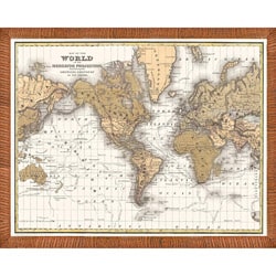 'Map of the World' Framed Print