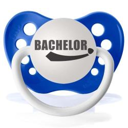 Personalized Pacifiers Bachelor Pacifier in Blue