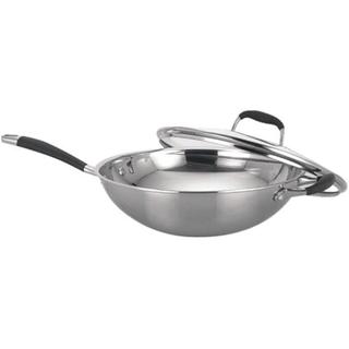 Sunpentown Living Room Appliance Stainless Steel Wok with Lid