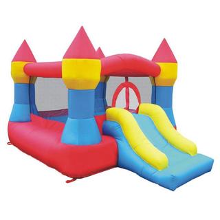 KidWise Square-shaped Castle and Slide Inflatable Large Bounce House