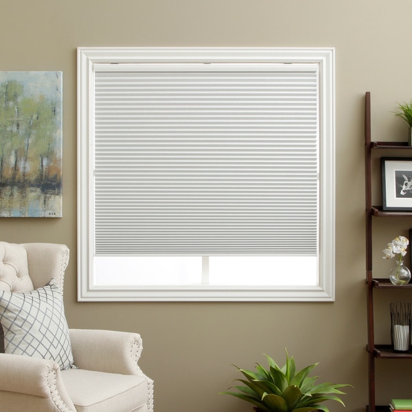 Arlo Blinds Honeycomb White Cell Blackout Cordless Cellular Shades