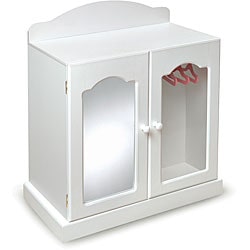 Badger Basket Mirrored Doll Armoire Set
