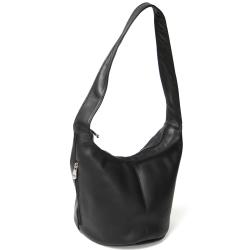 Royce Leather Women's Vaquetta Hobo Bag with Side Zip Pocket
