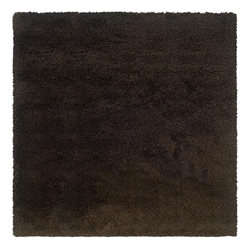 Manhattan Tweed Brown/ Black Shag Rug (8' Square)