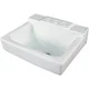 Thumbnail 1, Fine Fixtures Ceramic 14-inch Small White Wallmount Sink - 14" x 12".