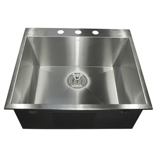Stainless Steel Zero-radius Drop-in Sink