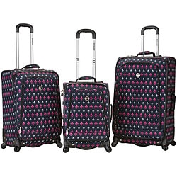 Rockland Deluxe Icon 3-piece Spinner Luggage Set