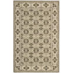 Nourison Hand-hooked Brown Country Heritage Rug (2'6 x 4'2)