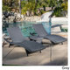 Toscana Outdoor 3-piece Wicker Adjustable Chaise Lounge Set by Christopher Knight Home