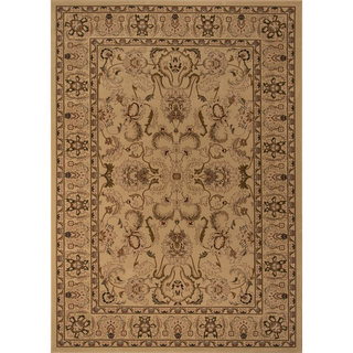 Westminster Agra Ivory Power-Loomed Rug (9'10" x 13'6")