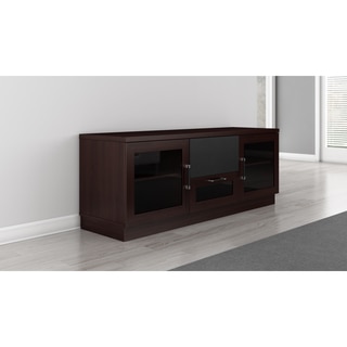 Contemporary 60-inch Wenge Finish TV and Entertainment Console