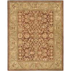 Safavieh Handmade Golden Jaipur Rust/ Green Wool Rug (9'6 x 13'6)