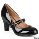 Journee Collection Women's 'WENDY-09' Patent Mary Jane Pumps - Thumbnail 2