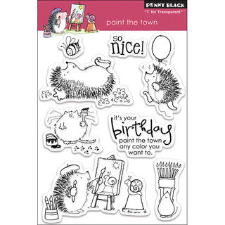 Penny Black 'Paint The Town' Clear Stamps