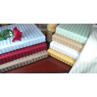 Superior 100-percent Premium Long-staple Combed Cotton 300 Thread Count Queen Waterbed Stripe Sheet Set