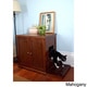 The Refined Feline's Hidden Kitty Enclosed Wooden Furniture Litter Box