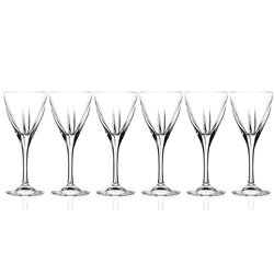 Logic Collection Crystal Wine Glasses (Set of 6)