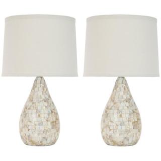 Safavieh Lighting 20.5-inch Mother of Pearl Table Lamp (Set of 2)
