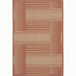 Artist's Loom Indoor/Outdoor Contemporary Geometric Rug (8' x 11')